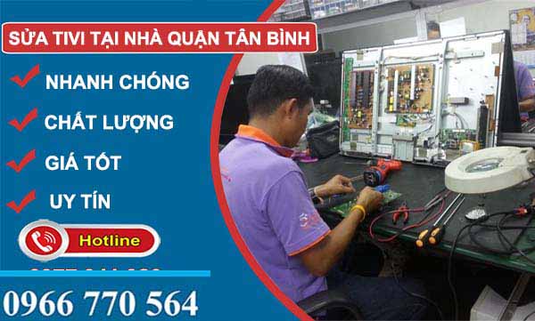 thi công sửa tivi tại nhà quận tân bình