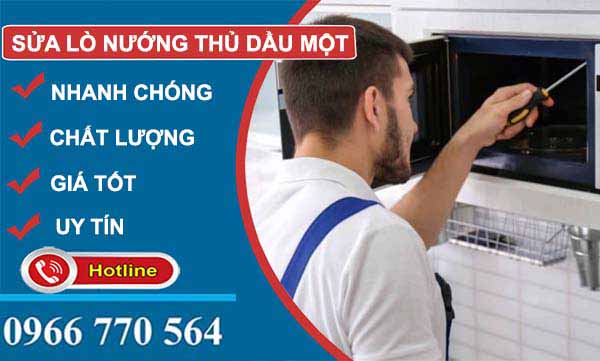 sửa lò nướng thủ dầu một