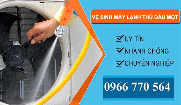 thi công vệ sinh máy lạnh thủ dầu một