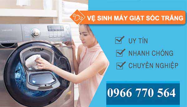 vệ sinh máy giặt sóc trăng