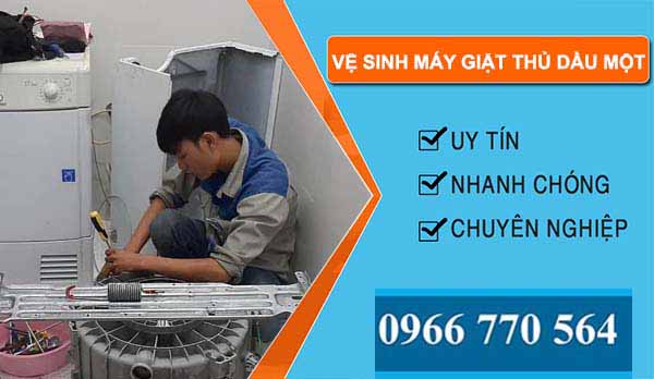 vệ sinh máy giặt thủ dầu một