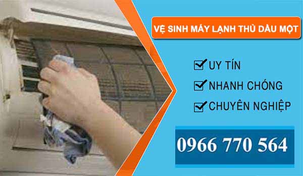 vệ sinh máy lạnh thủ dầu một