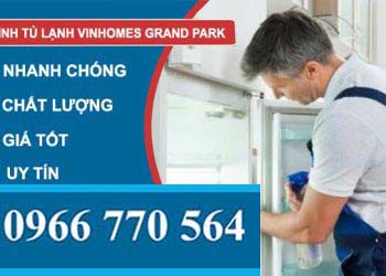 dịch vụ vệ sinh tủ lạnh vinhomes grand park