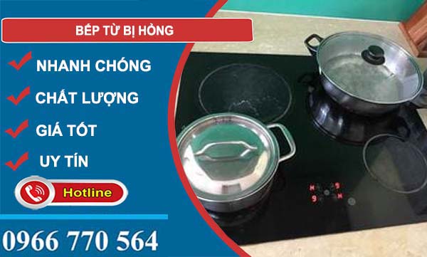 bếp từ bị hỏng