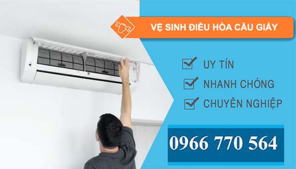 dịch vụ vệ sinh điều hòa cầu giấy