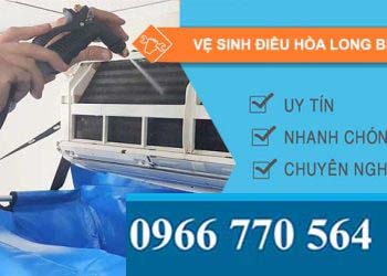 dịch vụ vệ sinh điều hòa long biên