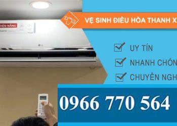 dịch vụ vệ sinh điều hòa thanh xuân