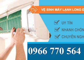 dịch vụ vệ sinh máy lạnh long điền