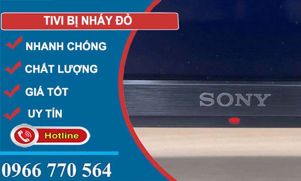 khắc phục tivi bị nháy đỏ