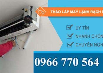 thợ tháo lắp máy lạnh rạch dừa