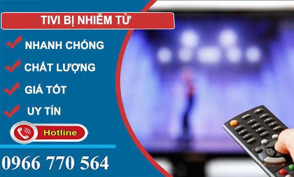 tivi bị nhiễm từ