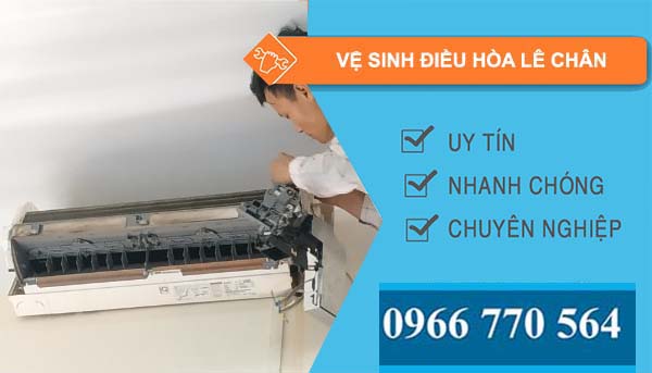 vệ sinh điều hòa lê chân