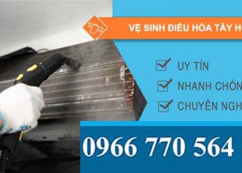 vệ sinh điều hòa tây hồ