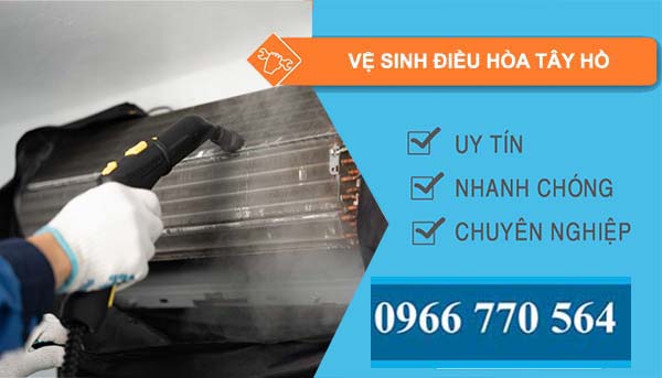 vệ sinh điều hòa tây hồ