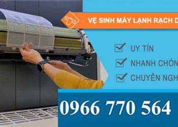 vệ sinh máy lạnh rạch dừa