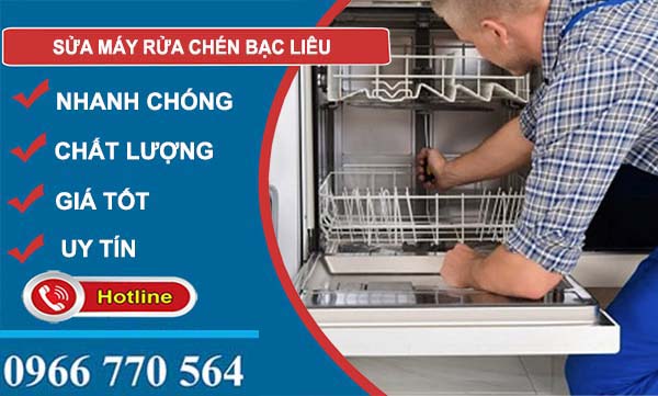 dịch vụ sửa máy rửa chén bạc liêu