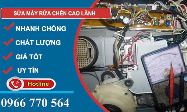 thợ sửa máy rửa chén cao lãnh