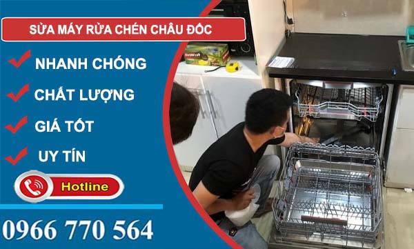 dịch vụ sửa máy rửa chén châu đốc