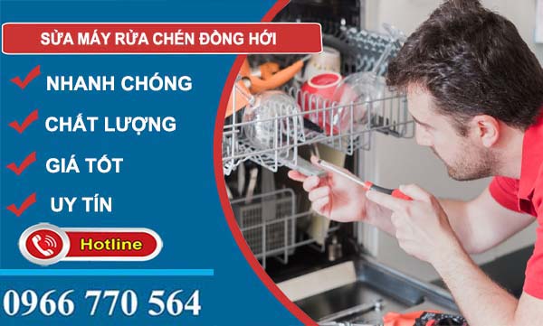 dịch vụ sửa máy rửa chén đồng hới