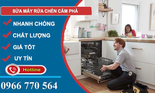 sửa máy rửa chén cẩm phả