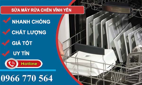 sửa máy rửa chén vĩnh yên