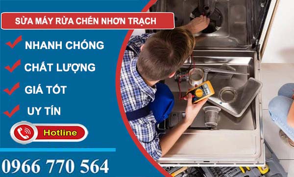 thợ sửa máy rửa chén nhơn trạch