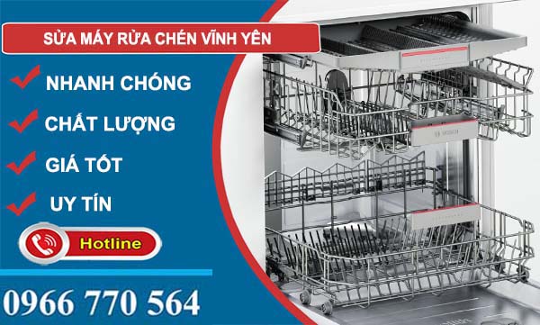 thợ sửa máy rửa chén vĩnh yên