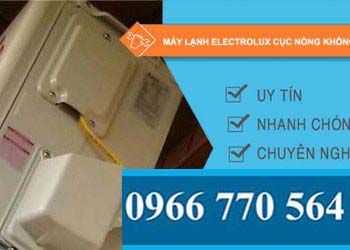 máy lạnh electrolux cục nóng không chạy