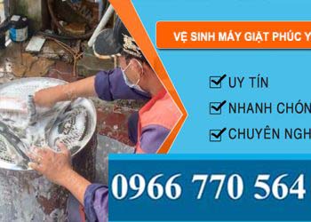 thợ Vệ Sinh Máy Giặt Phúc Yên