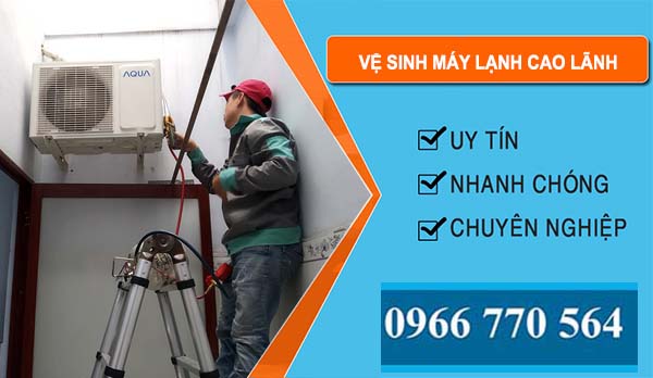 Vệ Sinh Máy Lạnh Tại Cao Lãnh