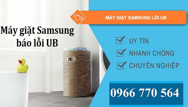 máy giặt samsung lỗi ub