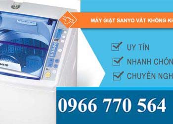 máy giặt sanyo vắt không khô