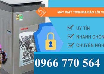 máy giặt toshiba báo lỗi cl