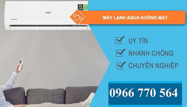 máy lạnh aqua không mát