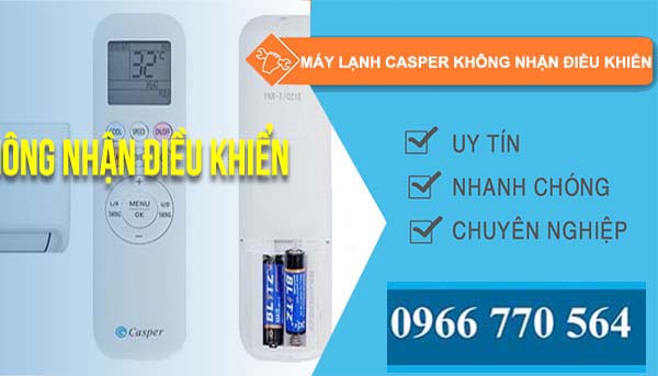 máy lạnh casper không nhận điều khiển