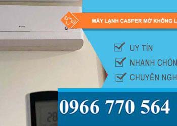 máy lạnh casper mở không lên