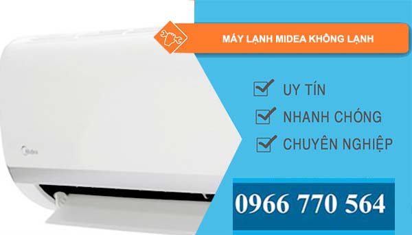 máy lạnh midea không lạnh 