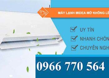 máy lạnh midea mở không lên