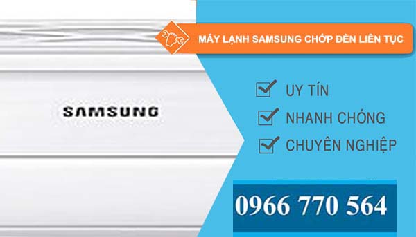 máy lạnh samsung chớp đèn liên tục