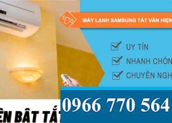 máy lạnh samsung tắt vẫn hiện số 1