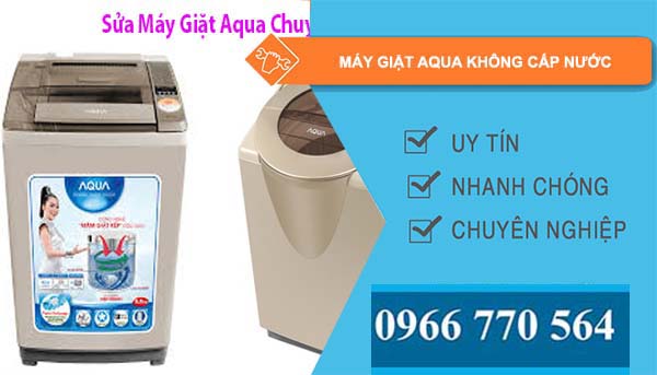 nguyên nhân máy giặt aqua không cấp nước