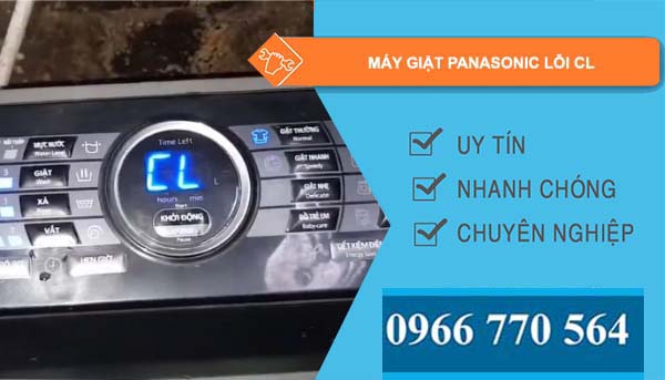 nguyên nhân máy giặt panasonic lỗi cl