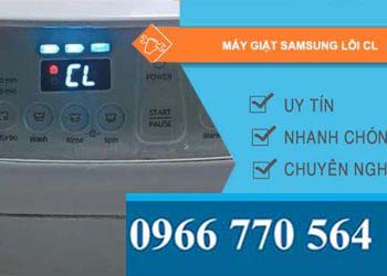 nguyên nhân máy giặt samsung lỗi cl