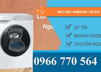 nguyên nhân máy giặt samsung lỗi dc3