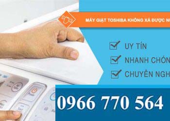 nguyên nhân máy giặt toshiba không xả được nước