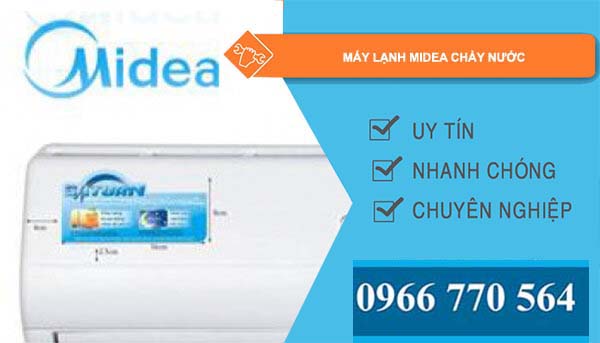 nguyên nhân máy lạnh midea chảy nước