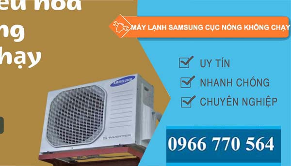 nguyên nhân máy lạnh samsung cục nóng không chạy