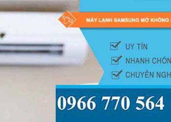 nguyên nhân máy lạnh samsung mở không lên