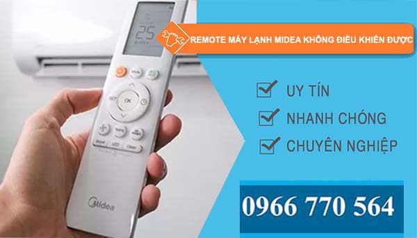 nguyên nhân remote máy lạnh midea không điều khiển được