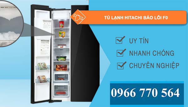 nguyên nhân tủ lạnh hitachi báo lỗi f0